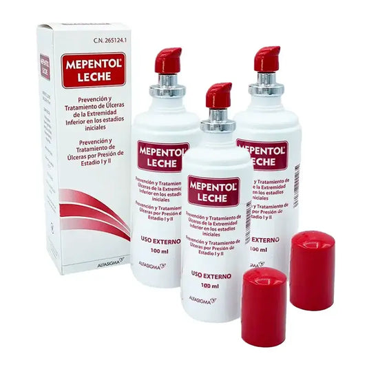 Mepentol-maitoemulsio, 3 x 100 ml