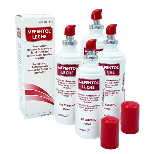 Mepentol-maitoemulsio, 4 x 100 ml