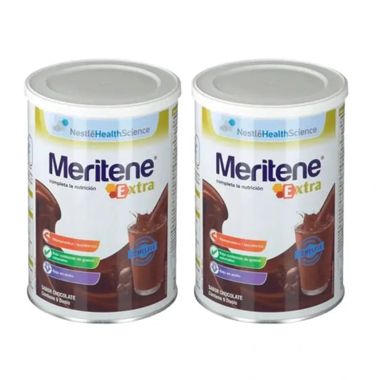 Meritene Extra -suklaamakuinen pirtelö, 2 x 450 g 
