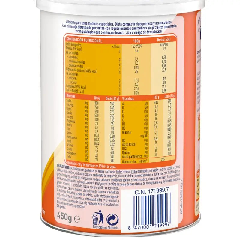 Meritene Extra Vanilja, 450 g