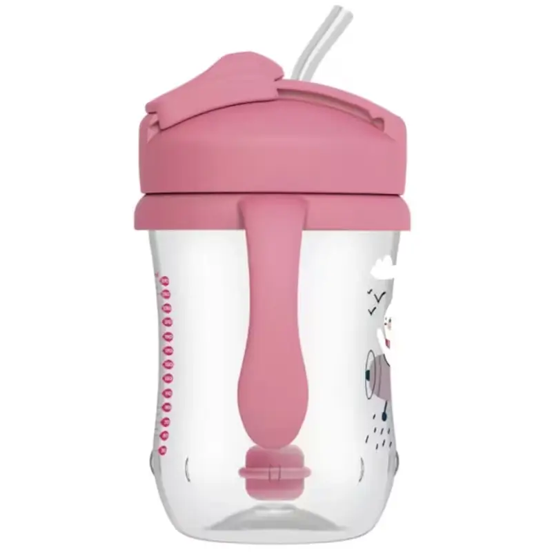 Ensimmäinen juomalasini, jossa on pilli, 270 ml