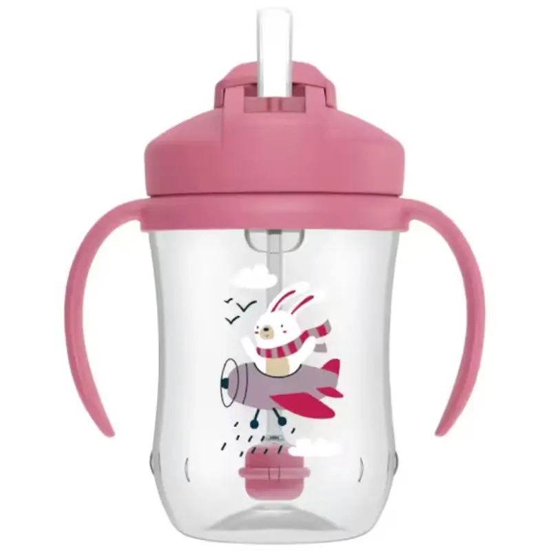 Ensimmäinen juomalasini, jossa on pilli, 270 ml