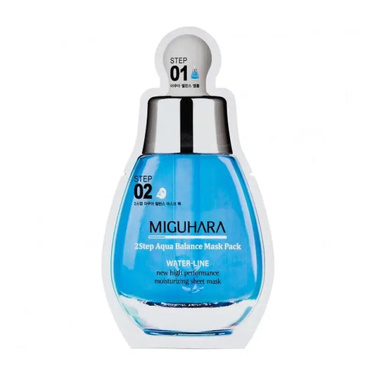 Miguhara 2 Step Aqua Balance -naamio, 1,7 ml + 25 ml 
