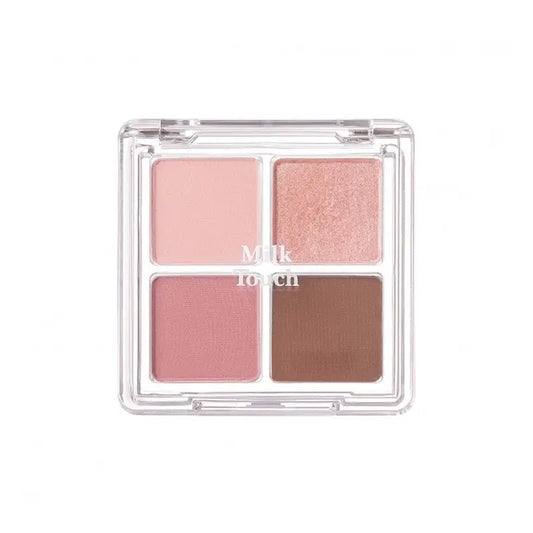 Milk Touch Be My First -luomiväripaletti Purple Rose Shower, 1,9 g x 4 