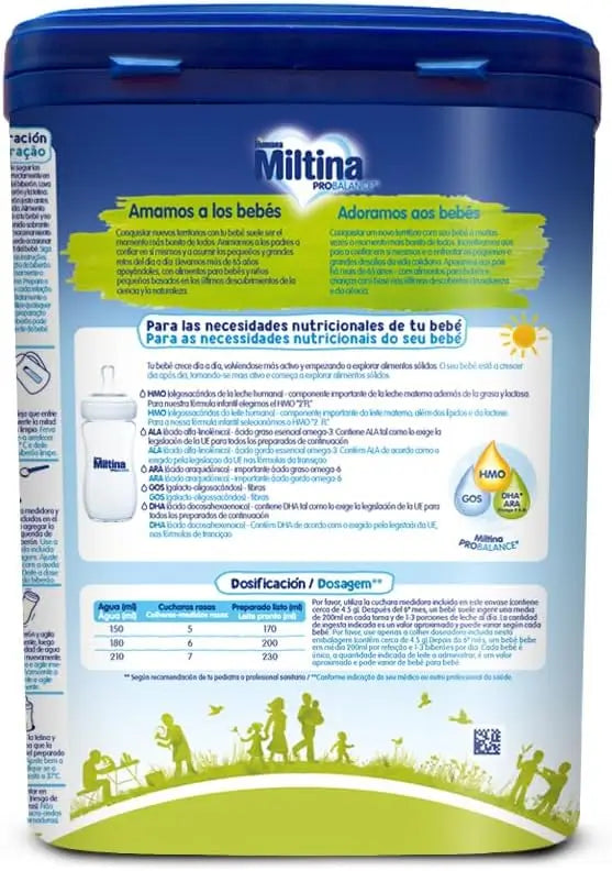 Miltina 2 Probalance -jatkomaitoseos, 800 g