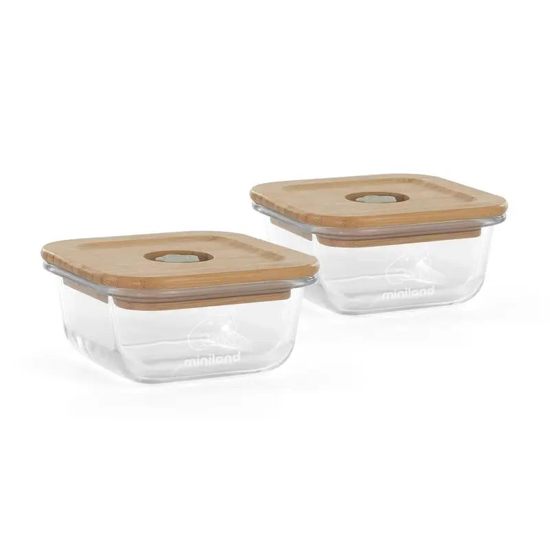 Miniland-sarja 2: Ecosquare Frog -lasipurkit  210 ml  