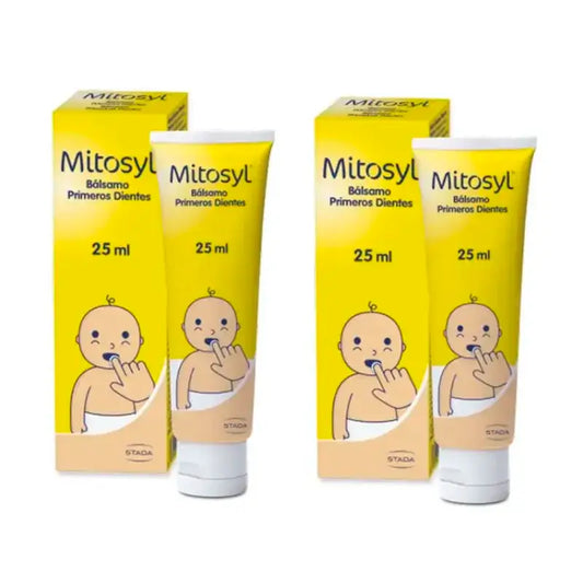 Mitosyl Ensimmäisten hampaiden balsami, 2 x 25 ml:n pakkaus