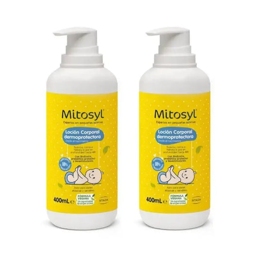 Mitosyl Bebé - ihoa suojaava vartalovoide, 2 x 400 ml 