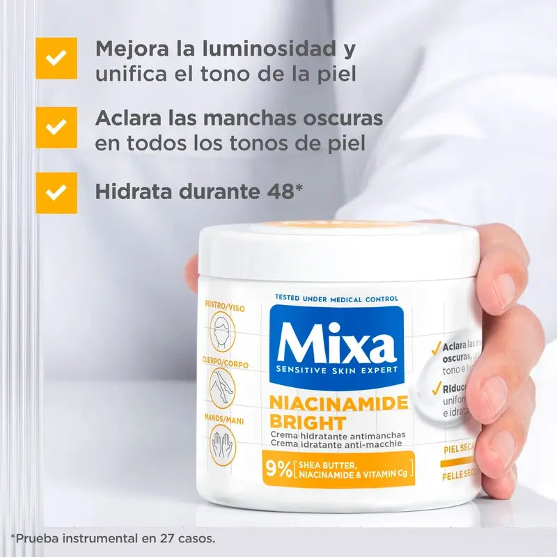 Mixa Niacinamide -voide pigmenttimuutosten hoitoon, 400 ml