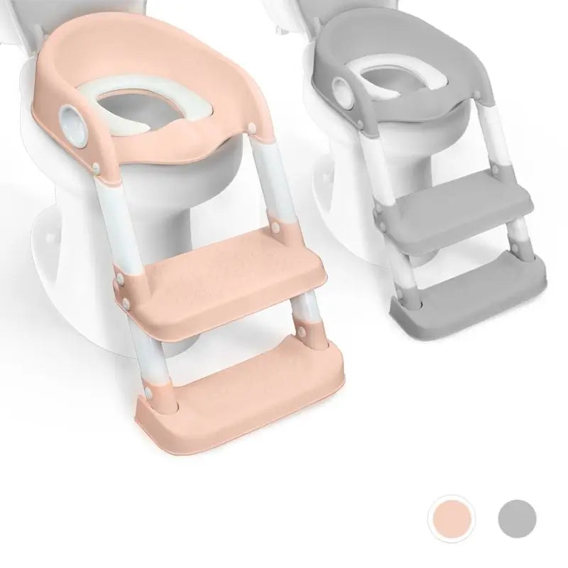 Mobiclinic Lala-lasten taittuva WC-istuin, vaaleanpunainen ja valkoinen