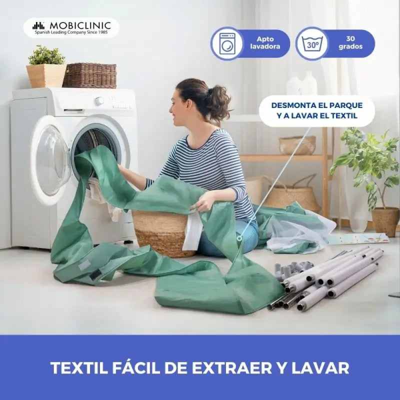 Mobiclinic Happyland -taitettava leikkipuisto, vihreä
