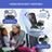 Mobiclinic Lionfix Max -lasten turvaistuin, 100–150 cm, musta