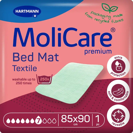Molicare Pestävä Premium-kangasvaippa, 7 pisaraa, 85 x 90 cm, 1 kpl
