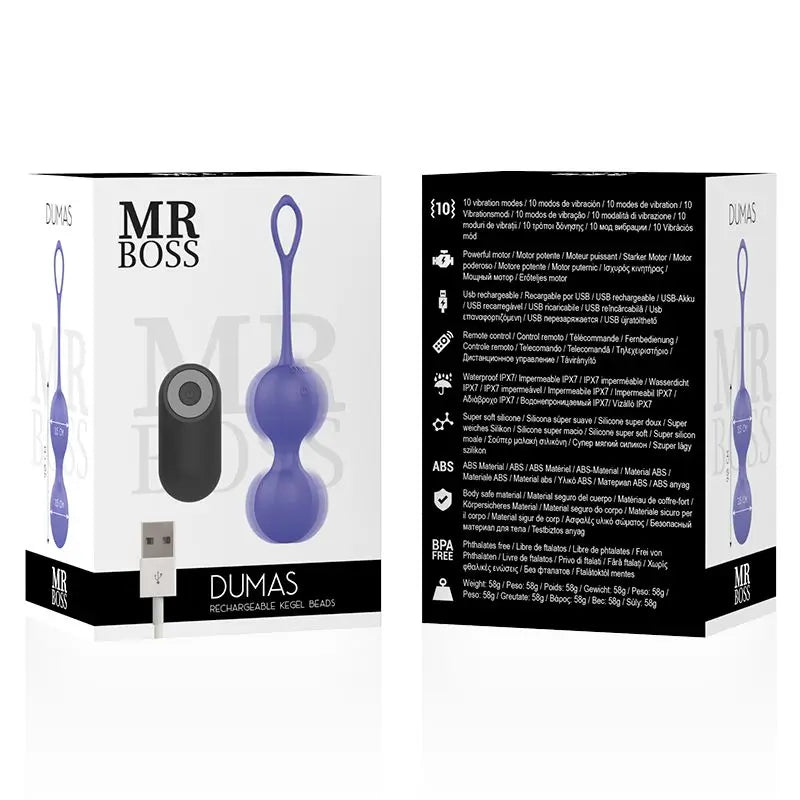 Mr. Boss  Dumas Kegel -vibrokuulat, kauko-ohjaus