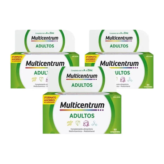 Multicentrum Monivitamiininen ravintolisä aikuisille, 3 x 90 tablettia