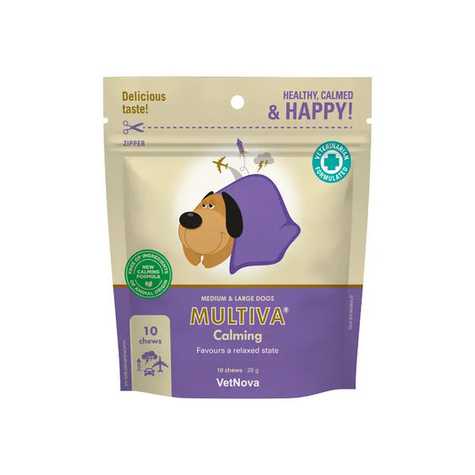 Multiva Calming Medium & Large Dogs, 10 purutablettia