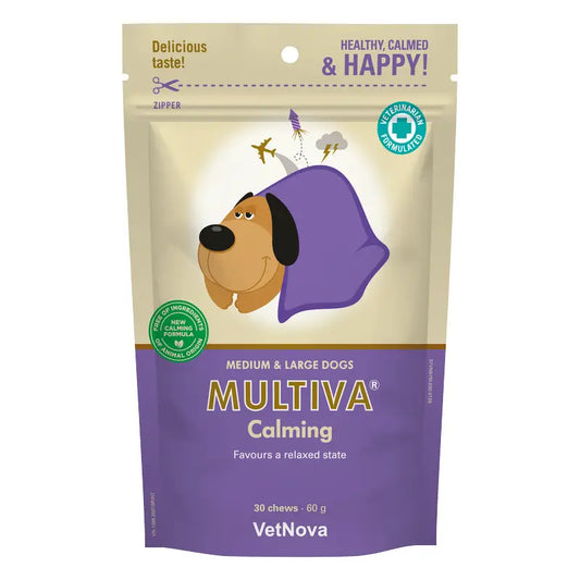 Multiva Calming Medium & Large Dogs, 30 purutablettia