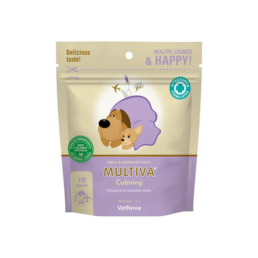 Multiva Calming Small & Miniature Dogs, 10 purutablettia