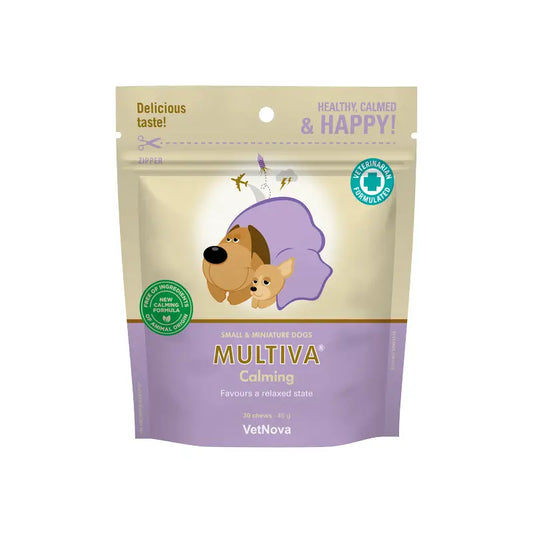 Multiva Calming Small & Miniature Dogs, 30 purutablettia