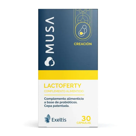 Musa Lactoferty - probiootti hedelmällisyyden tukemiseen, 30 kapselia