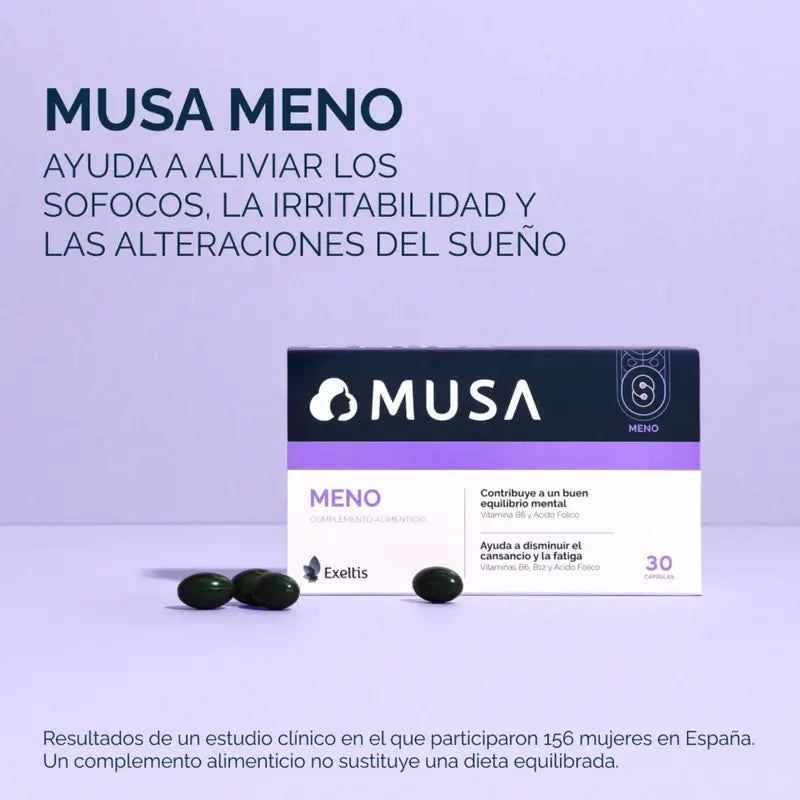 Musa Menopausia - ravintolisä, 30 kapselia