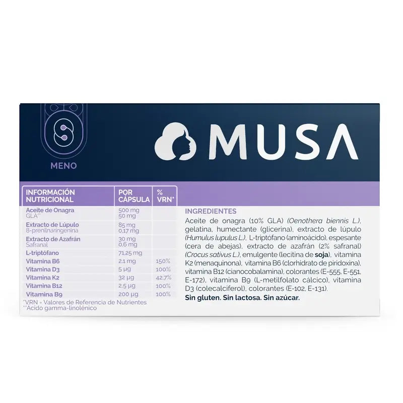 Musa Menopausia - ravintolisä, 30 kapselia