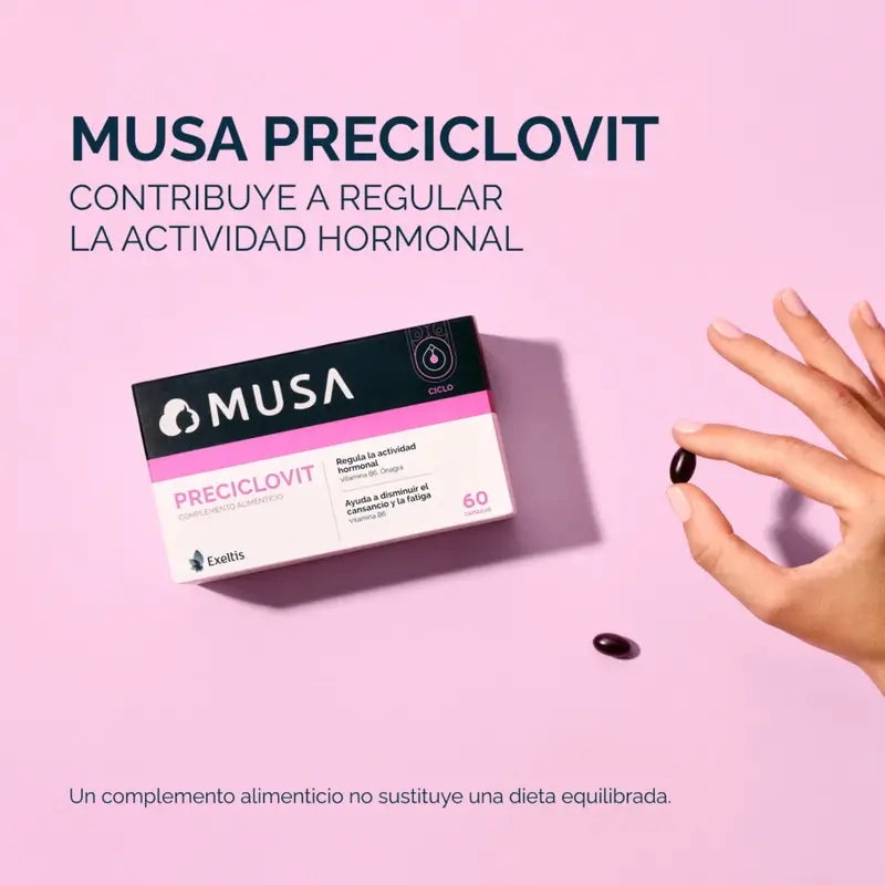 Musa Preciclovit Premenstrual, 60 kapselia