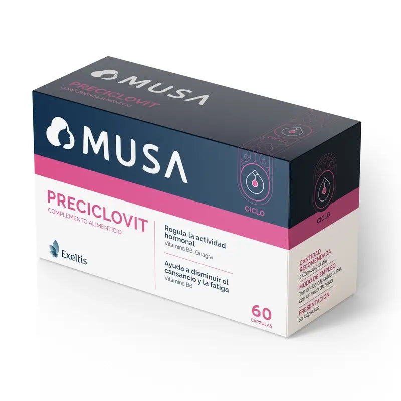 Musa Preciclovit Premenstrual, 60 kapselia