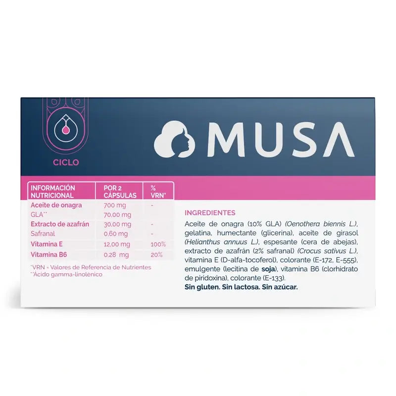 Musa Preciclovit Premenstrual, 60 kapselia