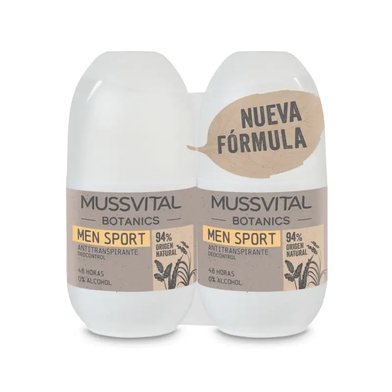 Mussvital Botanics Deo Men, 2 x 75 ml