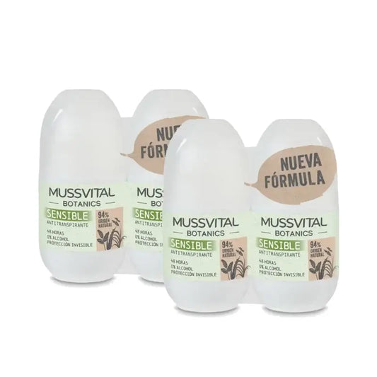 Mussvital Botanics Deo Sensible, 2 x 75 ml, 2 kpl:n pakkaus