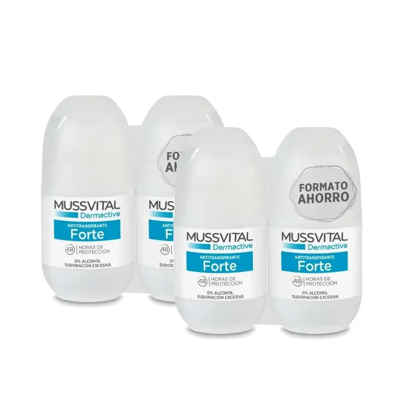 Mussvital Derma Deo Forte, 2 x 75 ml, 2 kpl:n pakkaus