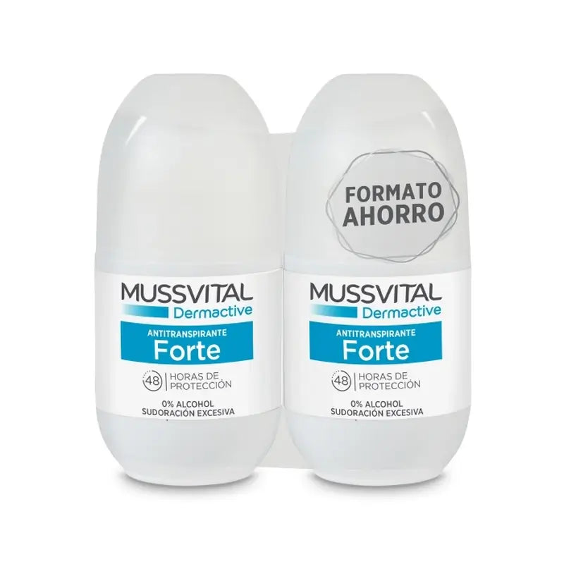 Mussvital Derma Deo Forte, 2 x 75 ml
