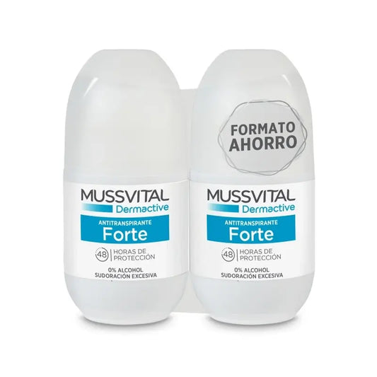 Mussvital Derma Deo Forte, 2 x 75 ml