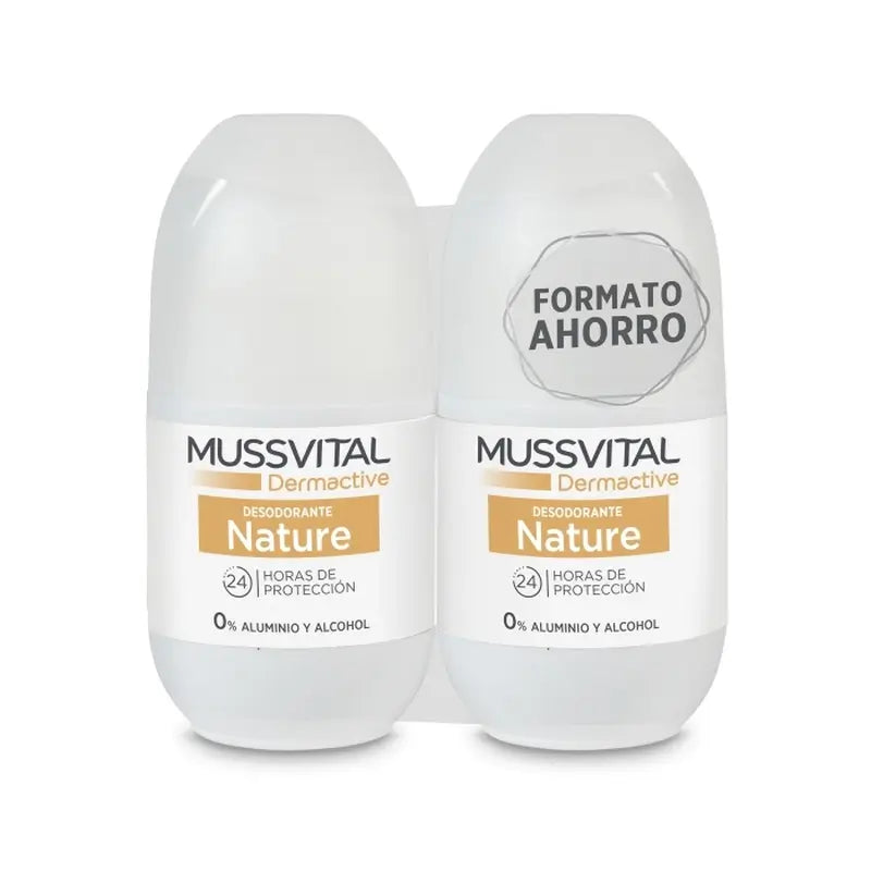 Mussvital Derma Deo Nature, 2 x 75 ml