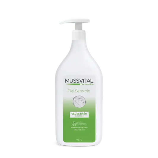 Mussvital Dermactive -geeli herkälle iholle, 750 ml