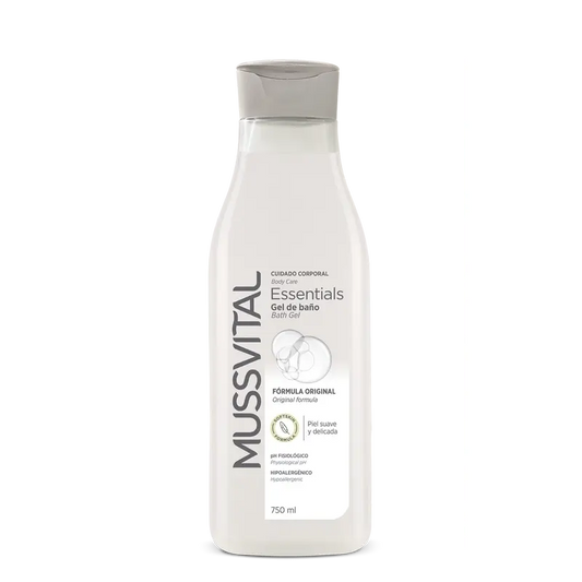 Mussvital Essentials Original -kylpygeeli, 750 ml