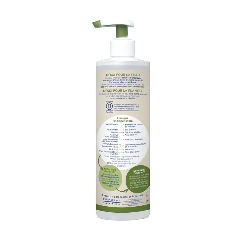 Mustela BIO-mikelarivesi, 400 ml