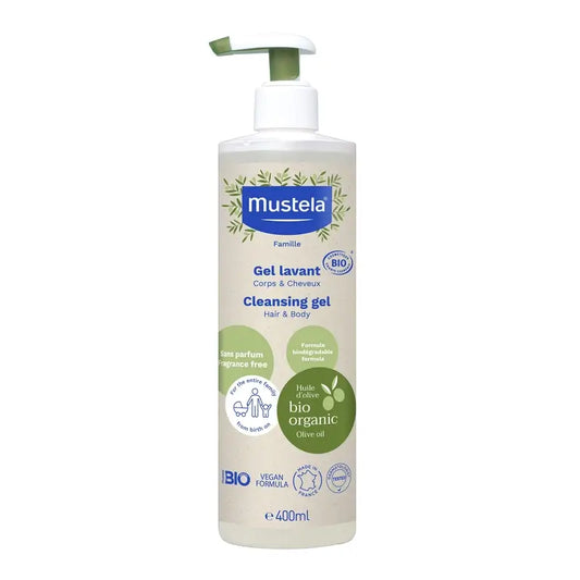Mustela Bio-shampoogeeli, 400 ml
