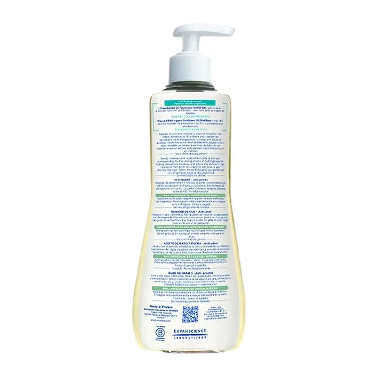 Mustela Stelatopia kylpy- ja suihkuöljy, 500 ml