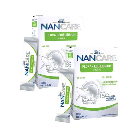 Nancare Flora-Equilibrium, 20 x 2,2 g, 2 kpl:n pakkaus 