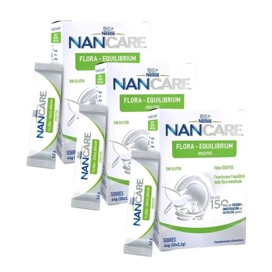 Nancare Flora-Equilibrium, 20 x 2,2 g, 3 kpl:n pakkaus 