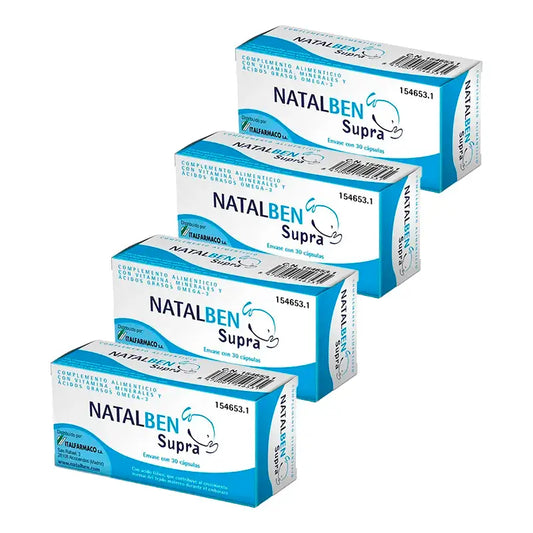 Natalben Supra Nutraceutico, 4 x 30 kapselia