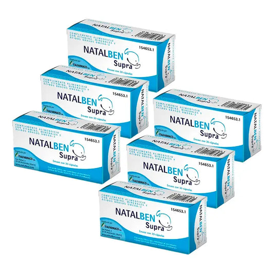 Natalben Supra Nutraceutico, 6 x 30 kapselia