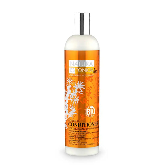 Natura Estonica Hoitoaine heikolle ja vaurioituneelle hiukselle Powerc, 400 ml

 