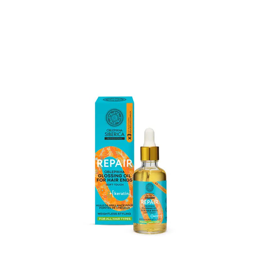 Natura Siberica Hiuskärkien kiiltoa palauttava hoitoöljy, 50 ml 