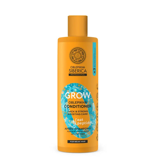 Natura Siberica - vahvistava ja kasvua edistävä hoitoaine, jossa on peptidejä, 400 ml 