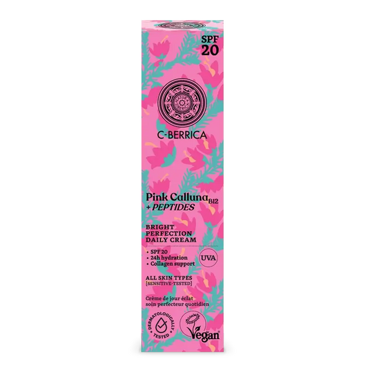 Natura Siberica Kasvovoide täydelliseen ja hehkuvaan ihoon, SPF 20, 50 ml