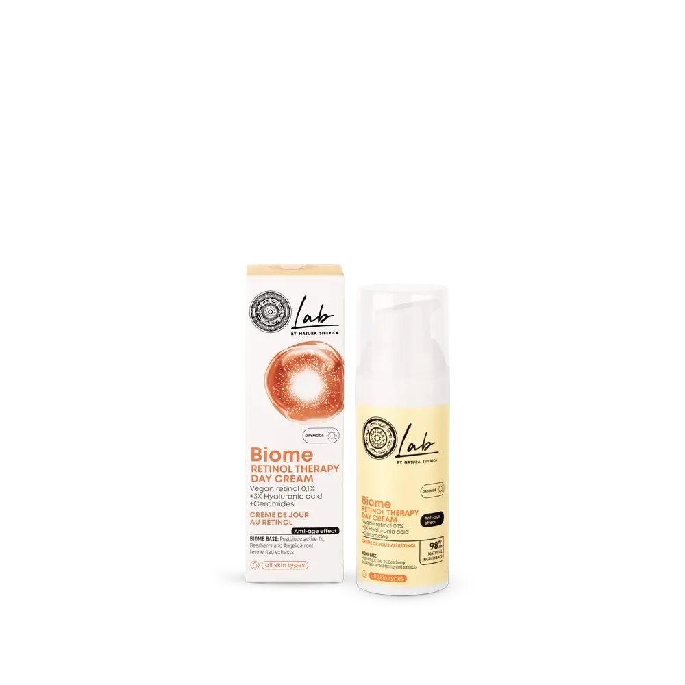 Natura Siberica Retinol-hoitoinen kasvojen päivävoide, 50 ml 