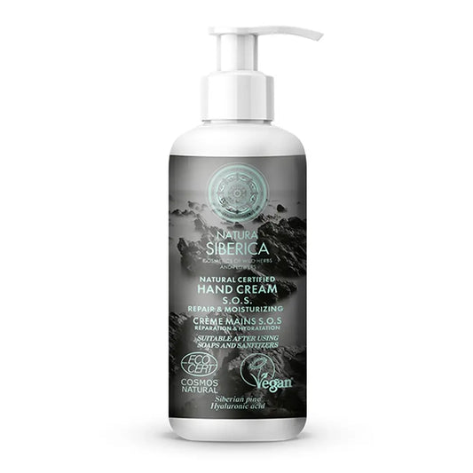 Natura Siberica SOS-käsivoide – korjaava ja kosteuttava, 250 ml 